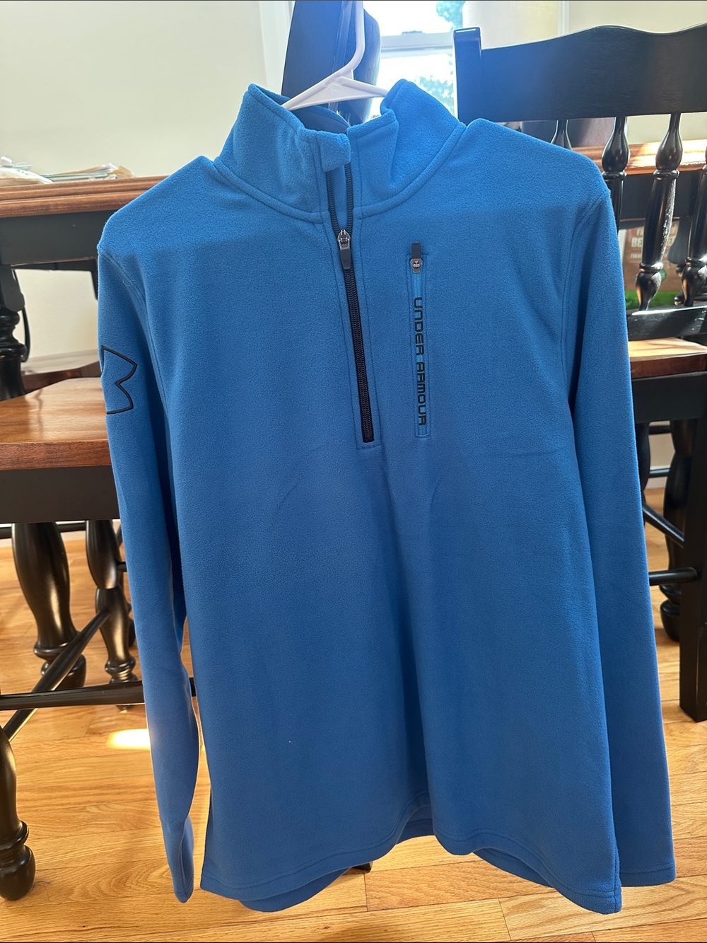 Under Armour Blue Quarter-Zip Performance Fleece Pullover